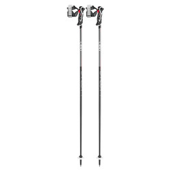 Leki Carbon 14 3D Pole in Black and Red